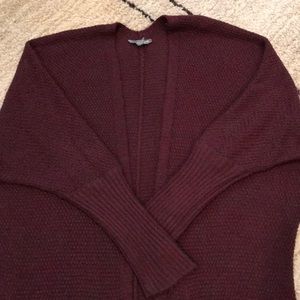 Burgundy cardigan